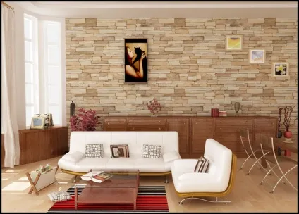 Декоративний камінь в вітальні фото - інтернет-журнал inhomes (штучний камінь у вітальні) Декоративний камінь в вітальні фото - інтернет-журнал inhomes