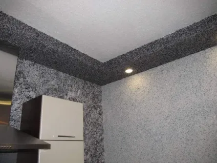 Декоративна штукатурка на кухні фото і види фактур (Фото сайту KitchenDecorium) Декоративна штукатурка на кухні фото і види фактур