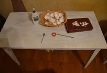 Декупаж журнального столика серветками своїми руками, фото журнальніци, майстер-клас в бірюзовому
