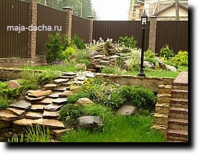 Робимо підпірні стінки на дачі, дача своїми руками