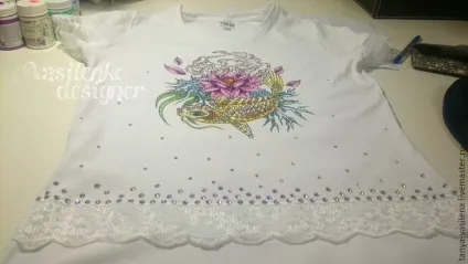 Декоруємо футболку «легкий бриз» стразами swarovski - ярмарок майстрів - ручна робота, handmade