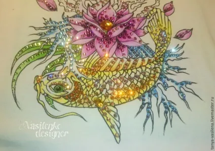 Декоруємо футболку «легкий бриз» стразами swarovski - ярмарок майстрів - ручна робота, handmade
