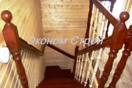 Дерев'яні сходи, ціна установки на другий поверх будинку (другий поверх будинку) Дерев'яні сходи, ціна установки на другий поверх будинку