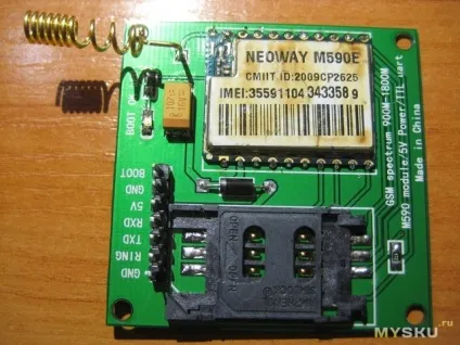 Дешевий модуль gsm з підтримкою gprs, для саморобок та віддаленого управління (дешевий) Дешевий модуль gsm з підтримкою gprs, для саморобок та віддаленого управління
