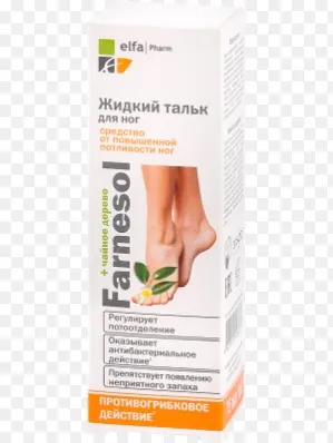 Дезодоранти з Фарнезол від поту і запаху рідкий тальк, дезодорант-спрей