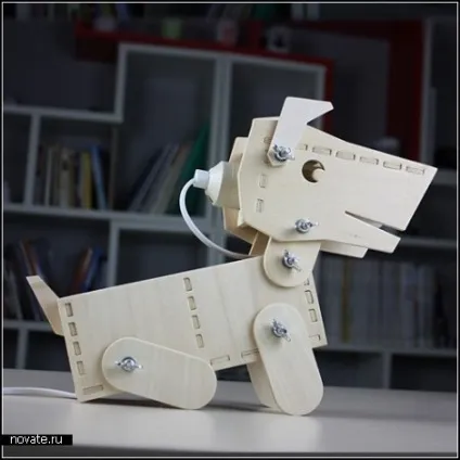 Diy doggy lamp