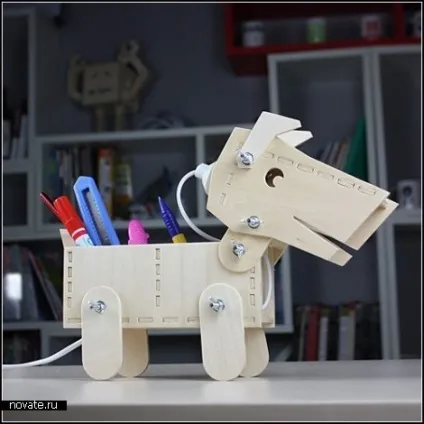 Diy doggy lamp