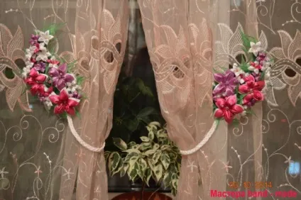 Магнітні підхоплення штор своїми руками, канзаші - майстри hand-made (штор) Магнітні підхоплення штор своїми руками, канзаші - майстри hand-made
