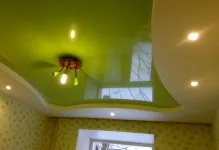 Дворівнева стеля з гіпсокартону і натяжна фото, змішаний без гіпсокартону (стеля) Дворівнева стеля з гіпсокартону і натяжна фото, змішаний без гіпсокартону