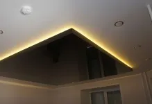 Дворівнева стеля з гіпсокартону і натяжна фото, змішаний без гіпсокартону (стеля) Дворівнева стеля з гіпсокартону і натяжна фото, змішаний без гіпсокартону