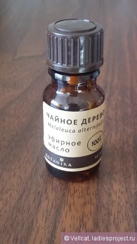 Ефірна олія чайного дерева від botanika - відгуки, фото і ціна
