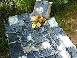 Джинсові пледи, або як не розлучатися з улюбленими джинсами - ярмарок майстрів - ручна робота, (джинс) Джинсові пледи, або як не розлучатися з улюбленими джинсами - ярмарок майстрів - ручна робота,