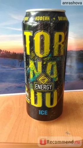 Енергетичний напій global functional drink tornado energy ice - «напій богів tornado,