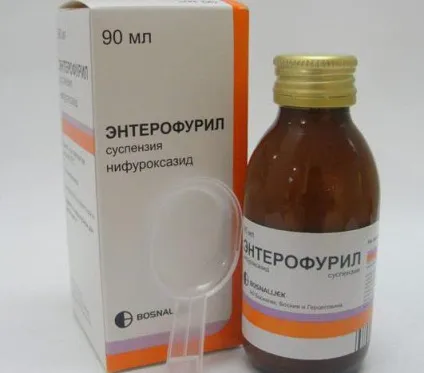 Ентерофурил при отруєнні опис, інструкція із застосування (приємний банановий смак) Ентерофурил при отруєнні опис, інструкція із застосування