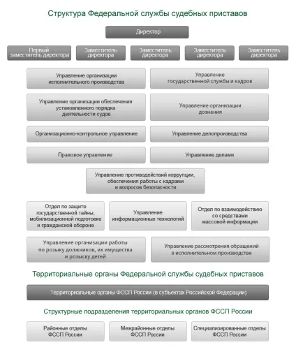 Федеральна служба судових приставів, система органів, основні положення - Юрком 74 (органів) Федеральна служба судових приставів, система органів, основні положення - Юрком 74