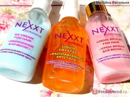 Флюїд для волосся nexxt крем-брюле для волосся з маслом полуниці, мигдалю і вегетативними вершками - (крем-брюле) Флюїд для волосся nexxt крем-брюле для волосся з маслом полуниці, мигдалю і вегетативними вершками -