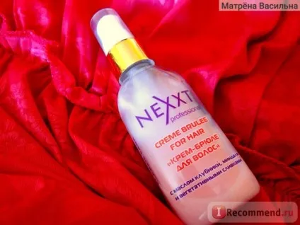 Флюїд для волосся nexxt крем-брюле для волосся з маслом полуниці, мигдалю і вегетативними вершками - (флюїд) Флюїд для волосся nexxt крем-брюле для волосся з маслом полуниці, мигдалю і вегетативними вершками -