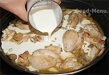 Фрікасе з курки - рецепт з покроковими фото (курки) Фрікасе з курки - рецепт з покроковими фото