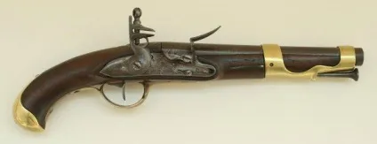 Французький кремінний пістолет зразка 1763 (має) Французький кремінний пістолет зразка 1763