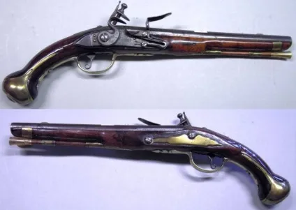 Французький кремінний пістолет зразка 1763 (клеймо) Французький кремінний пістолет зразка 1763