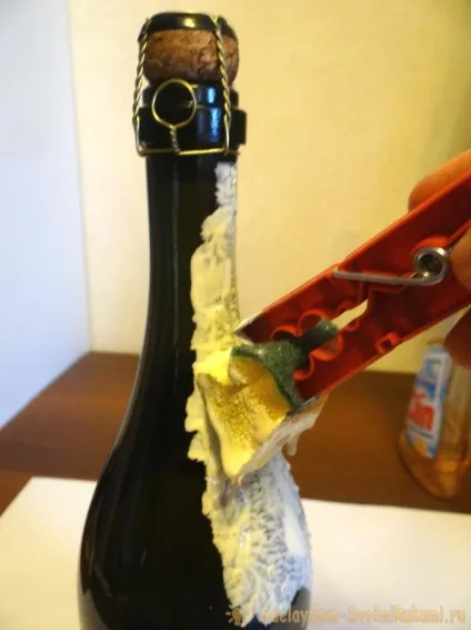 Французька романтика »- декупаж пляшки шампанського, майстер-клас своїми руками (руками) Французька романтика »- декупаж пляшки шампанського, майстер-клас своїми руками