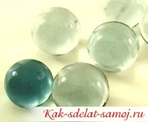 Марблс - скляні кульки для декору, як зробити самій