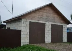 Гараж з піноблоків своїми руками проекти, фото, будівництво (гараж) Гараж з піноблоків своїми руками проекти, фото, будівництво