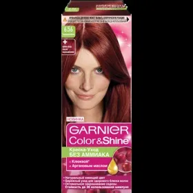 Garnier color shine колір теракотовий, найкраща фарба для волосся
