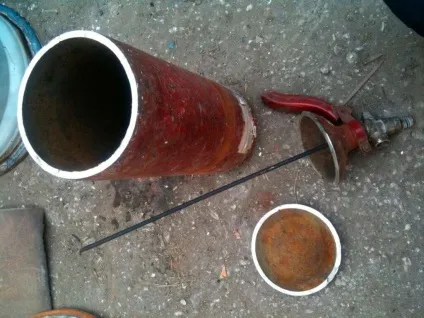 Газові балони та вогнегасники в металобрухт (вогнегасник) Газові балони та вогнегасники в металобрухт