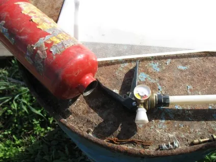 Газові балони та вогнегасники в металобрухт (ацетилен) Газові балони та вогнегасники в металобрухт