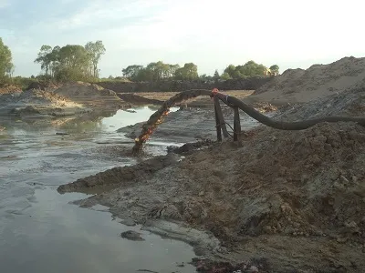 Гідронамив піску, мала гідромеханізація (піску) Гідронамив піску, мала гідромеханізація