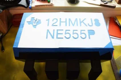 Гігантська мікросхема »або підставка для ніг своїми руками - частина 2, мозгочіни (своїми) Гігантська мікросхема »або підставка для ніг своїми руками - частина 2, мозгочіни