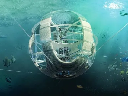 Міста майбутнього на воді (Plastic Fish Tower) Міста майбутнього на воді