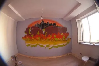 Графіті в інтер'єрі квартири своїми руками (квартири) Графіті в інтер'єрі квартири своїми руками