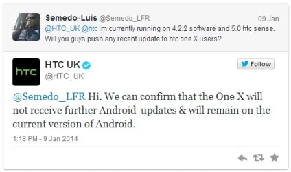 Htc one x і x офіційно не отримають оновлення до kitkat (Note дуже задоволений) Htc one x і x офіційно не отримають оновлення до kitkat