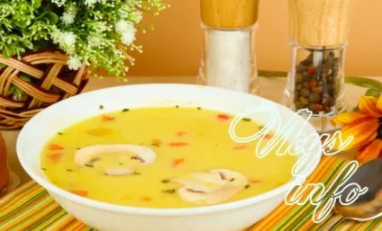Грибний суп-пюре рецепти з фото крок за кроком (Картопля ріпчаста Олія рослинна) Грибний суп-пюре рецепти з фото крок за кроком