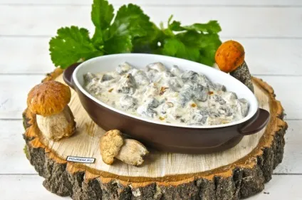 Гриби в сметані - покроковий рецепт з фото як приготувати (приготувати) Гриби в сметані - покроковий рецепт з фото як приготувати
