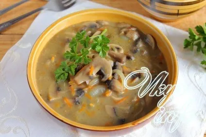 Грибна підлива рецепт з фото (шампіньйони) Грибна підлива рецепт з фото