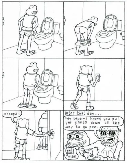 Сумна жаба мем, memepedia