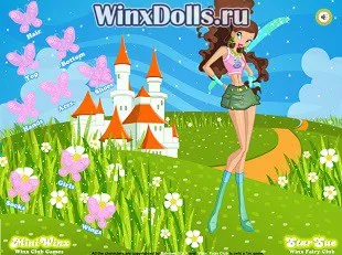 Ігри для дівчаток винкс одягалки