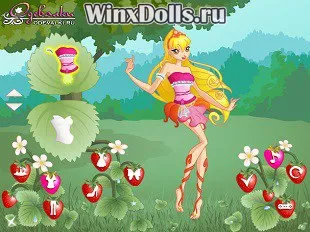 Ігри для дівчаток винкс одягалки