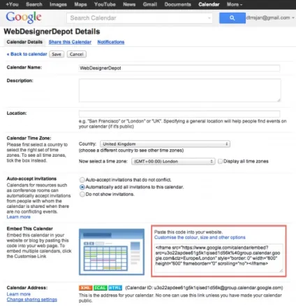 Інтегруємо google-календар в власний веб-сайт (клас який управляє) Інтегруємо google-календар в власний веб-сайт