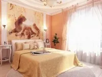Інтер'єр жовтої спальні, дизайн фото кімнат в різних стилях, огляд персикових шпалер в спальні, а (кімнат) Інтер'єр жовтої спальні, дизайн фото кімнат в різних стилях, огляд персикових шпалер в спальні, а