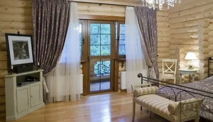 Інтер'єр спальні в дерев'яному будинку - фото, ідеї, поради (інтер'єр) Інтер'єр спальні в дерев'яному будинку - фото, ідеї, поради
