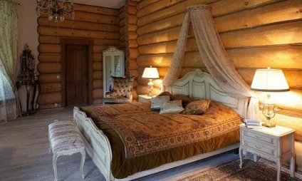 Інтер'єр спальні в дерев'яному будинку - фото, ідеї, поради (дерев'яному) Інтер'єр спальні в дерев'яному будинку - фото, ідеї, поради