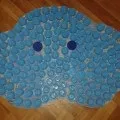 Масажні килимки для ніг з використанням ґудзиків
