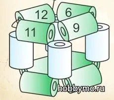 Майстер-клас кубик з бісеру, схема плетіння - море хобі (кубик з бісеру) Майстер-клас кубик з бісеру, схема плетіння - море хобі