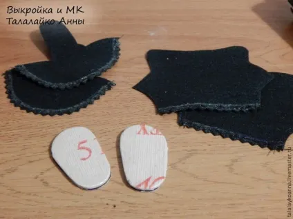 Робимо чобітки-черевики для ляльки - ярмарок майстрів - ручна робота, handmade