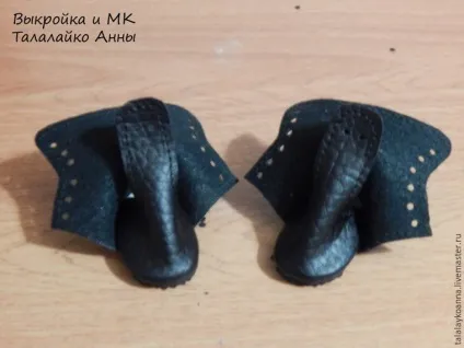 Робимо чобітки-черевики для ляльки - ярмарок майстрів - ручна робота, handmade