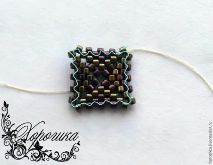 Майстер-клас плетемо кубик з бісеру - ярмарок майстрів - ручна робота, handmade (жовтими бісерінамі вставляємо) Майстер-клас плетемо кубик з бісеру - ярмарок майстрів - ручна робота, handmade